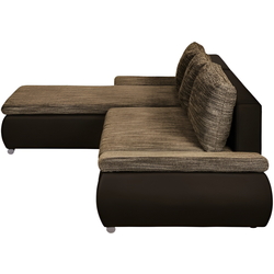 Диван угловой Inspira Furniture Acra Left Soft 66/Lawa 02 (Brown/Grey) Thumb