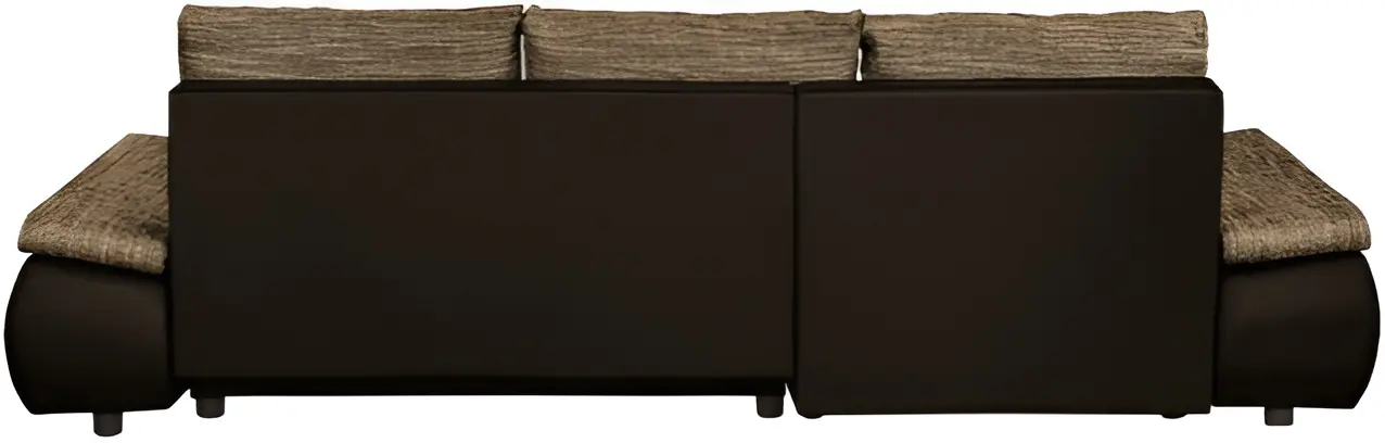 Диван угловой Inspira Furniture Acra Left Soft 66/Lawa 02 (Brown/Grey)