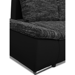 Диван угловой Inspira Furniture Acra Right Soft 11/Berlin 02 (Black/Grey) Thumb