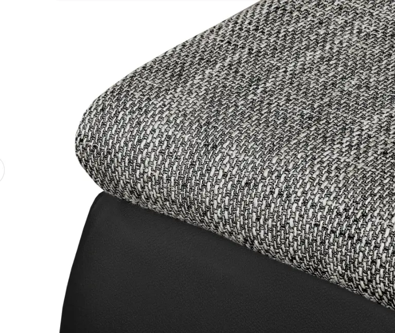 Диван угловой Inspira Furniture Acra Right Soft 11/Lawa 05 (Black/Grey)