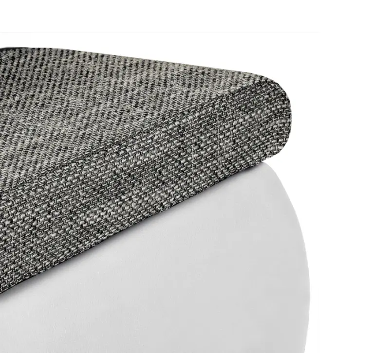 Canapea de colt Inspira Furniture Acra Right Soft 17/Lawa 05 (White/Dark Grey)