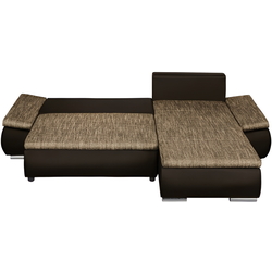 Canapea de colt Inspira Furniture Acra Right Soft 66/Lawa 02 (Brown) Thumb