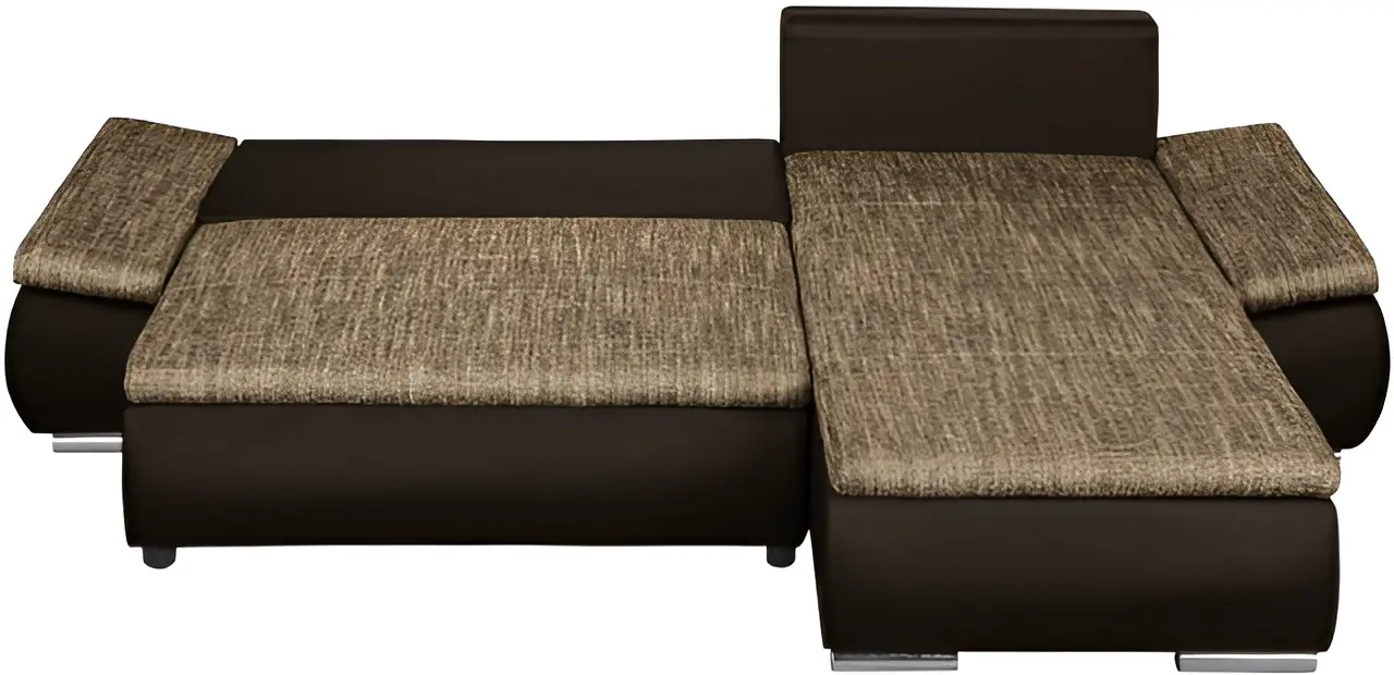 Canapea de colt Inspira Furniture Acra Right Soft 66/Lawa 02 (Brown)