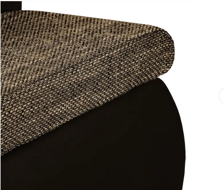 Canapea de colt Inspira Furniture Acra Right Soft 66/Lawa 02 (Brown)