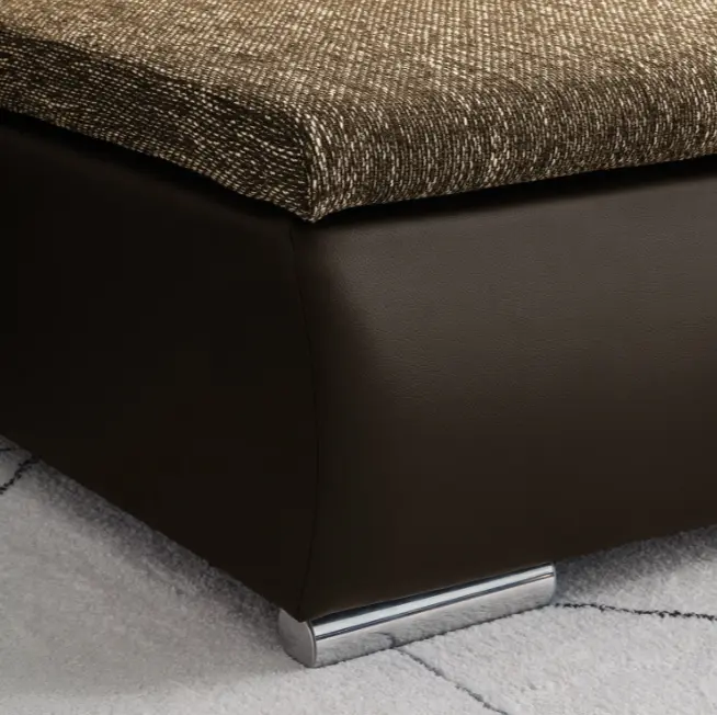 Canapea de colt Inspira Furniture Acra Right Soft 66/Lawa 02 (Brown)