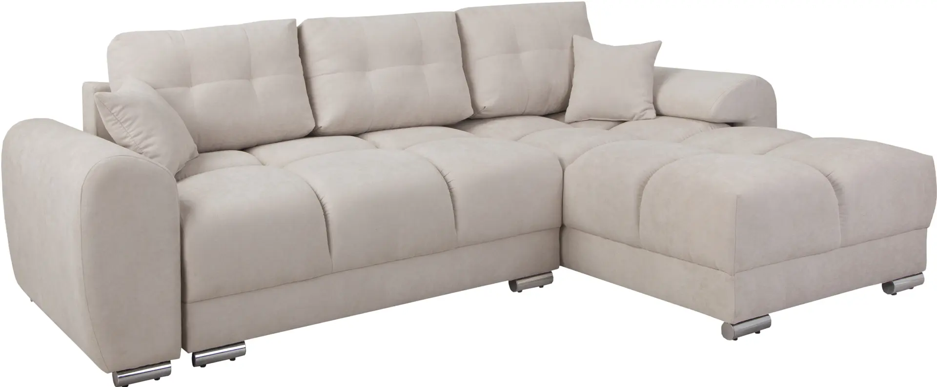 Canapea de colt Inspira Furniture Azzuro Bis Enjoy 01 (Beige)