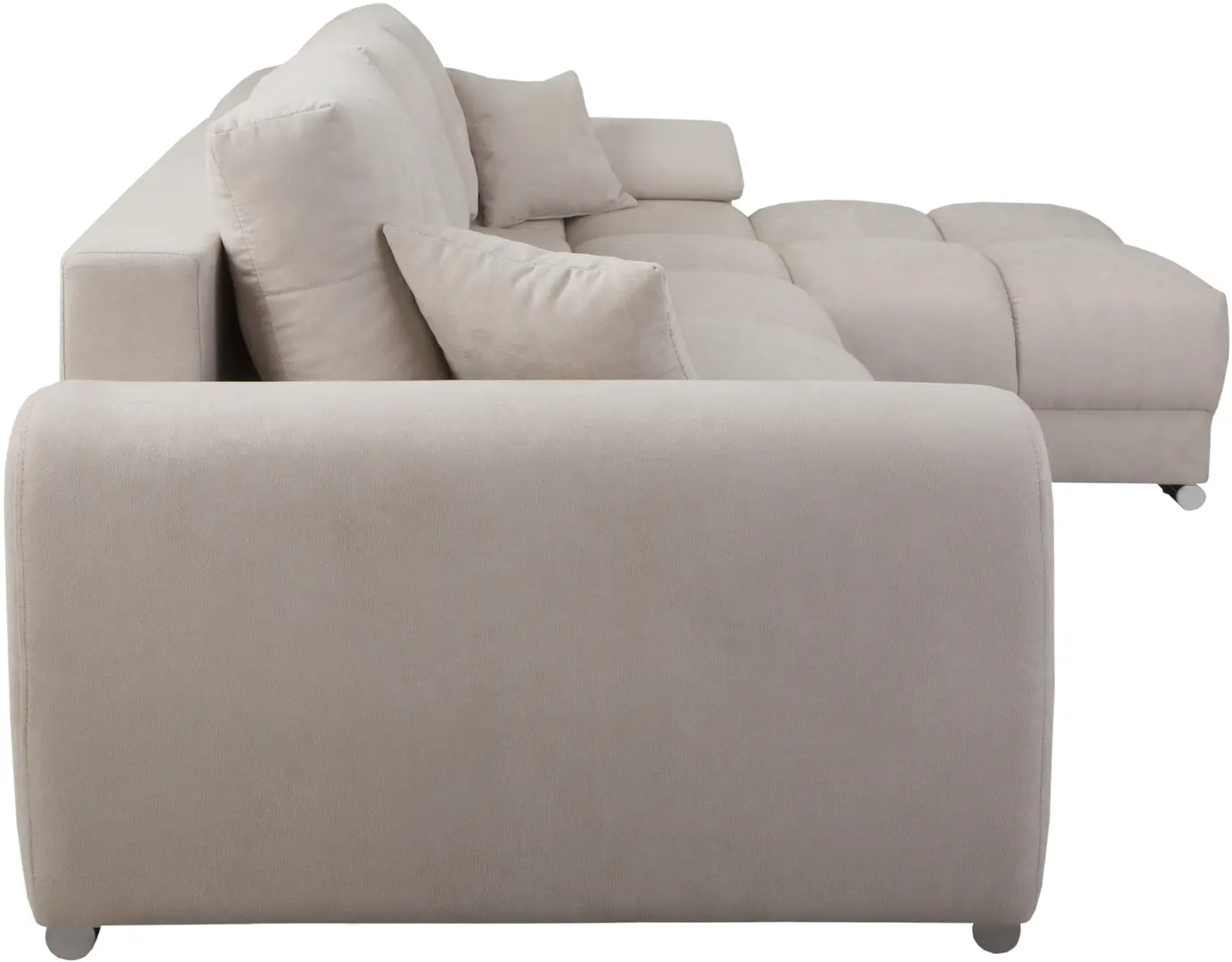 Canapea de colt Inspira Furniture Azzuro Bis Enjoy 01 (Beige)