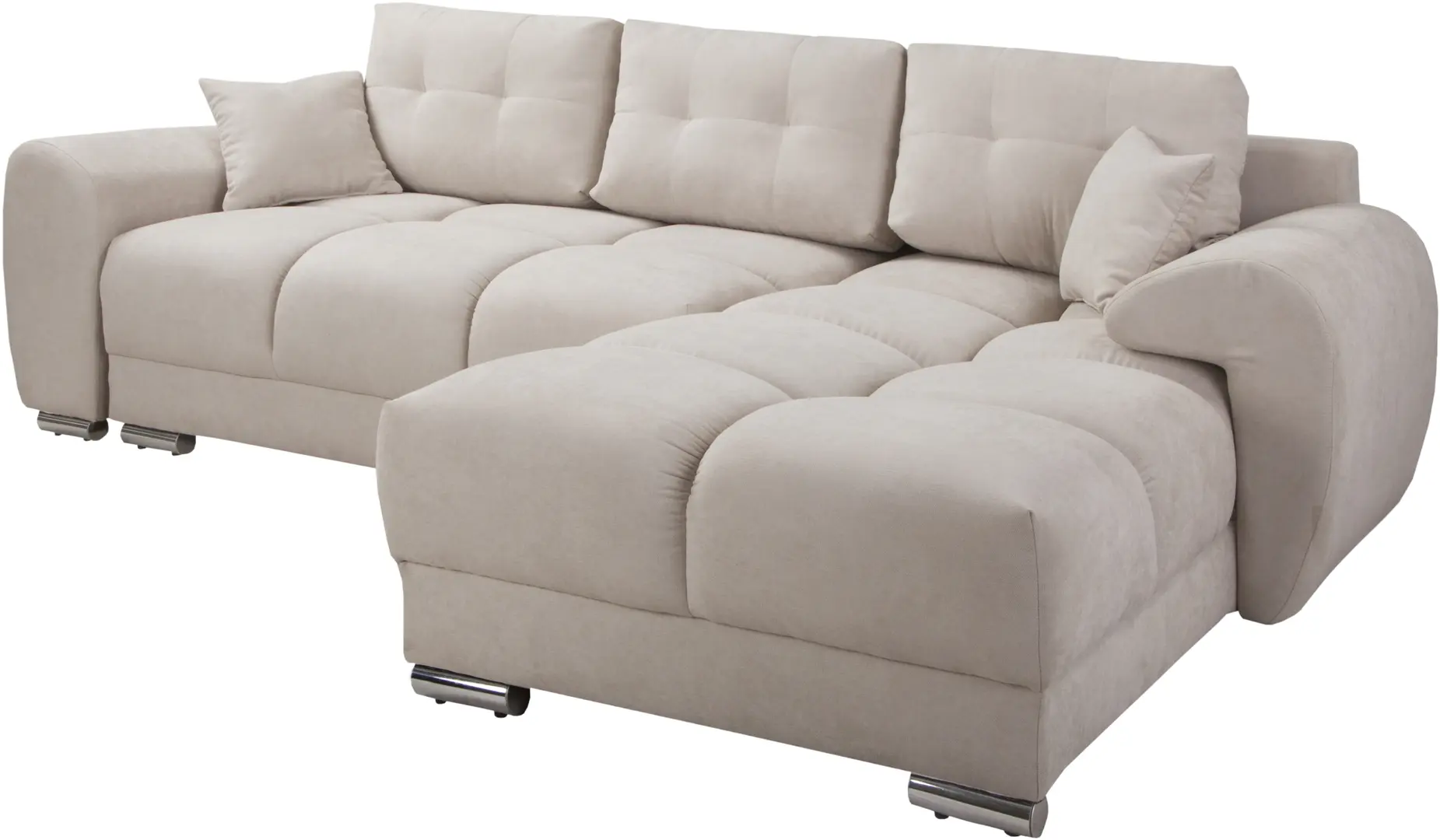 Canapea de colt Inspira Furniture Azzuro Bis Enjoy 01 (Beige)