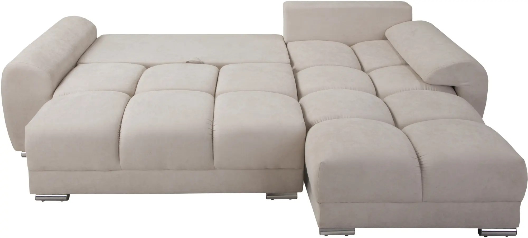 Canapea de colt Inspira Furniture Azzuro Bis Enjoy 01 (Beige)