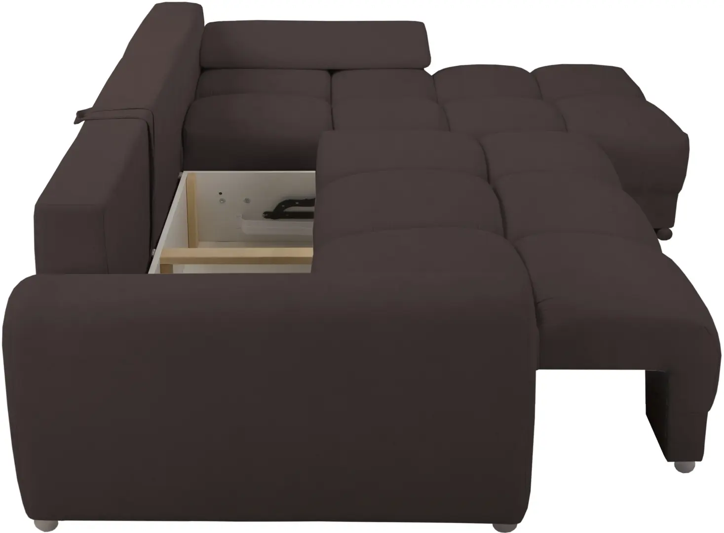 Диван угловой Inspira Furniture Azzuro Bis Enjoy 06 (Espresso)