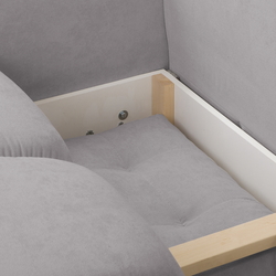 Canapea de colt Inspira Furniture Azzuro Bis Enjoy 21 (Grey) Thumb