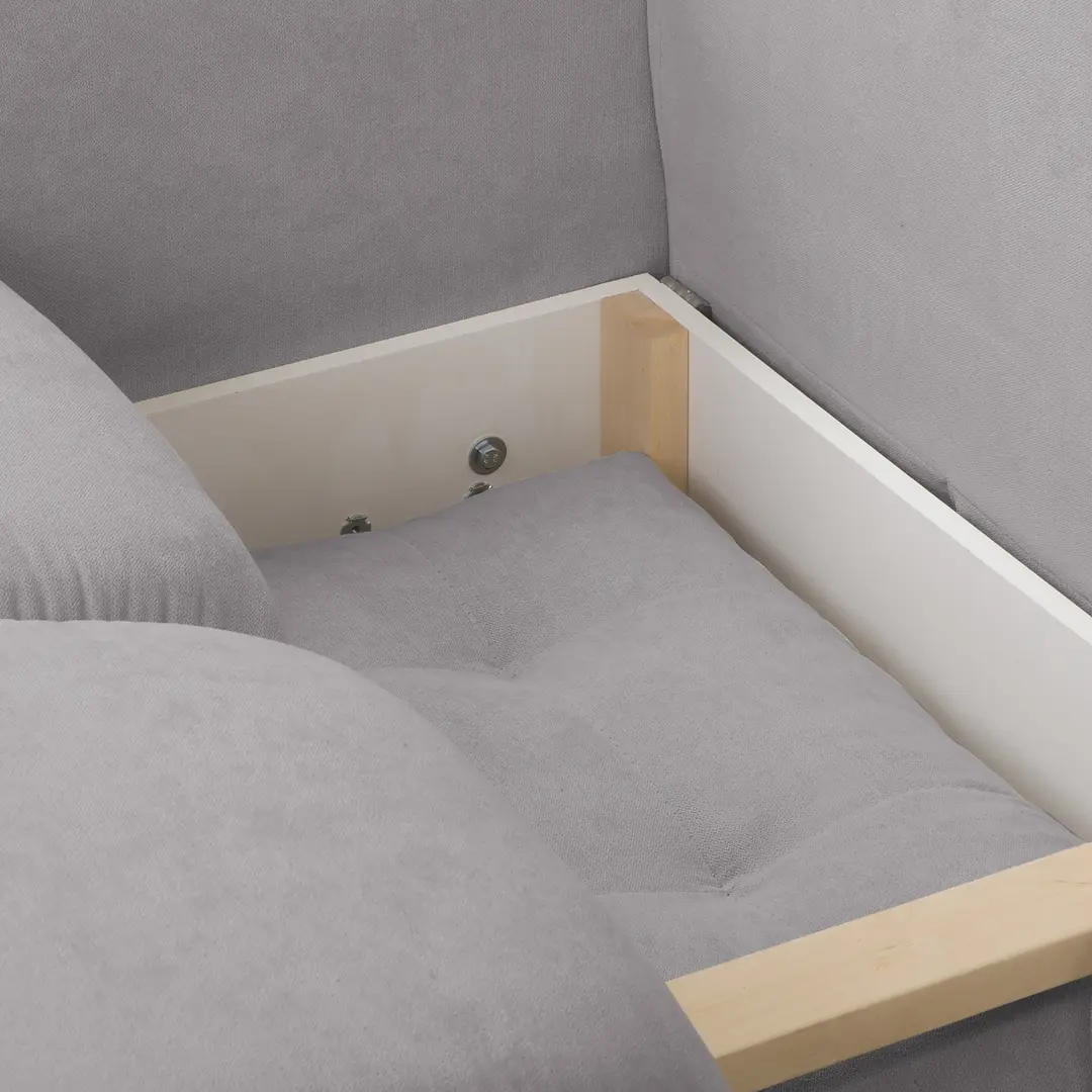 Canapea de colt Inspira Furniture Azzuro Bis Enjoy 21 (Grey) - 12