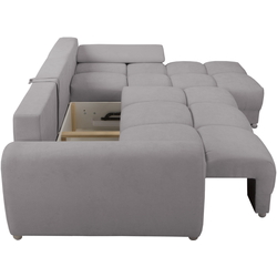 Canapea de colt Inspira Furniture Azzuro Bis Enjoy 21 (Grey) Thumb