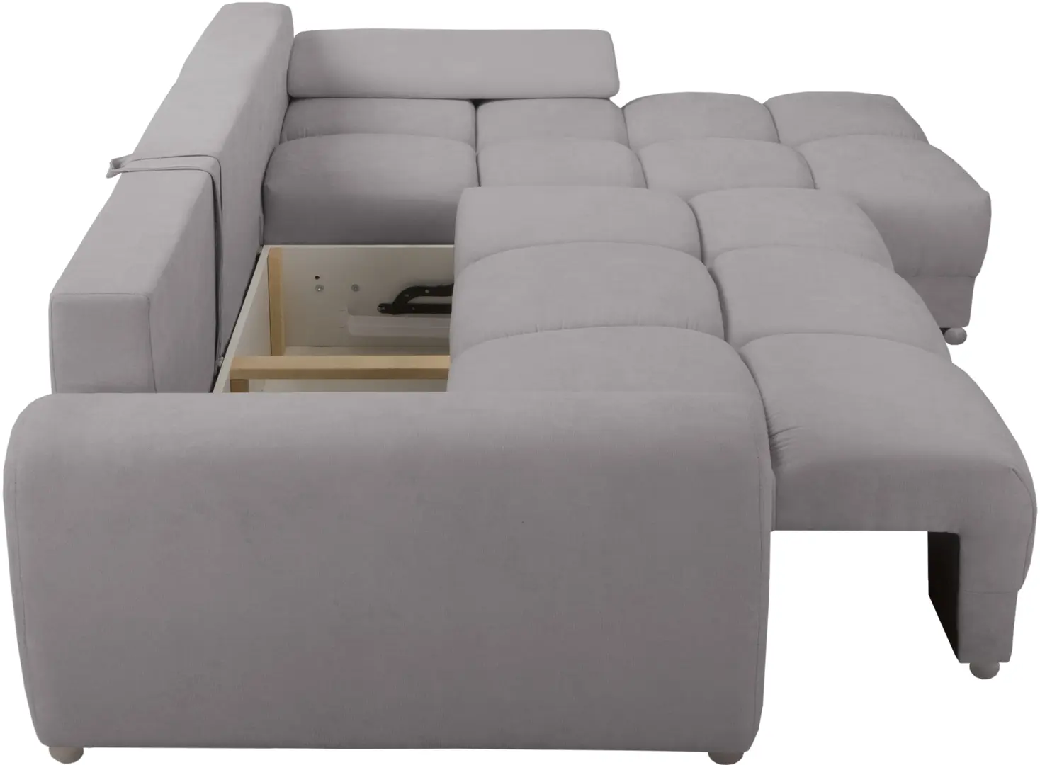 Canapea de colt Inspira Furniture Azzuro Bis Enjoy 21 (Grey) - 6