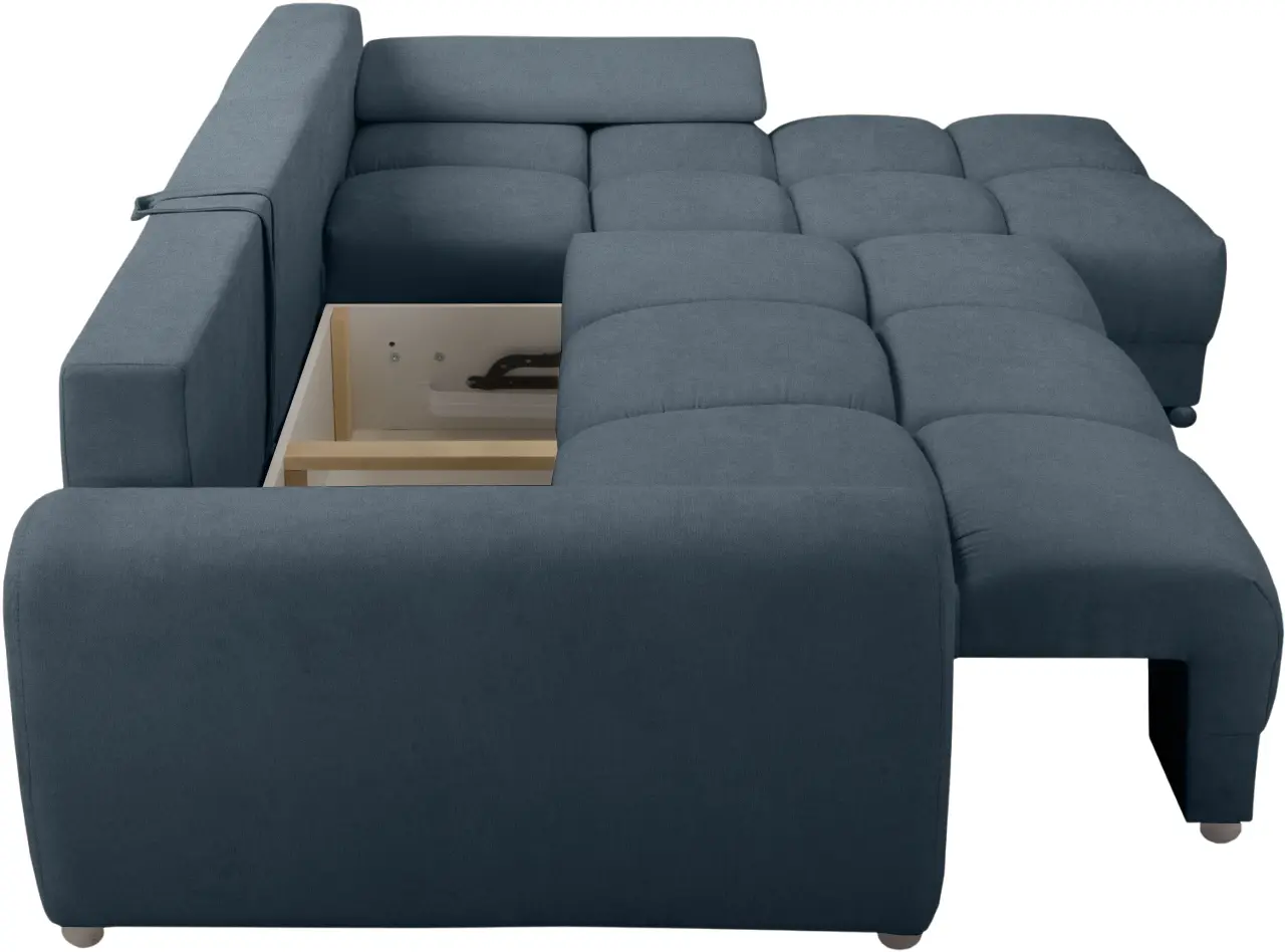 Canapea de colt Inspira Furniture Azzuro Bis Enjoy 22 (Anthracite)