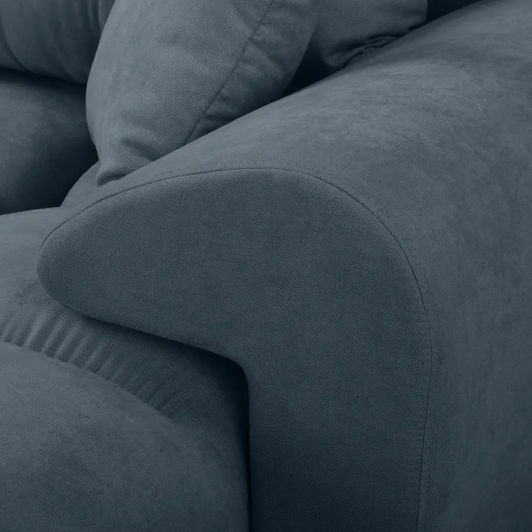 Canapea de colt Inspira Furniture Azzuro Bis Enjoy 22 (Anthracite)