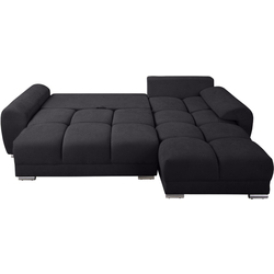 Canapea de colt Inspira Furniture Azzuro Bis Enjoy 25 (Black) Thumb