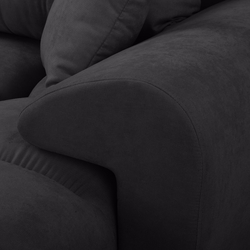 Canapea de colt Inspira Furniture Azzuro Bis Enjoy 25 (Black) Thumb