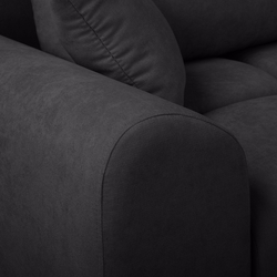 Canapea de colt Inspira Furniture Azzuro Bis Enjoy 25 (Black) Thumb