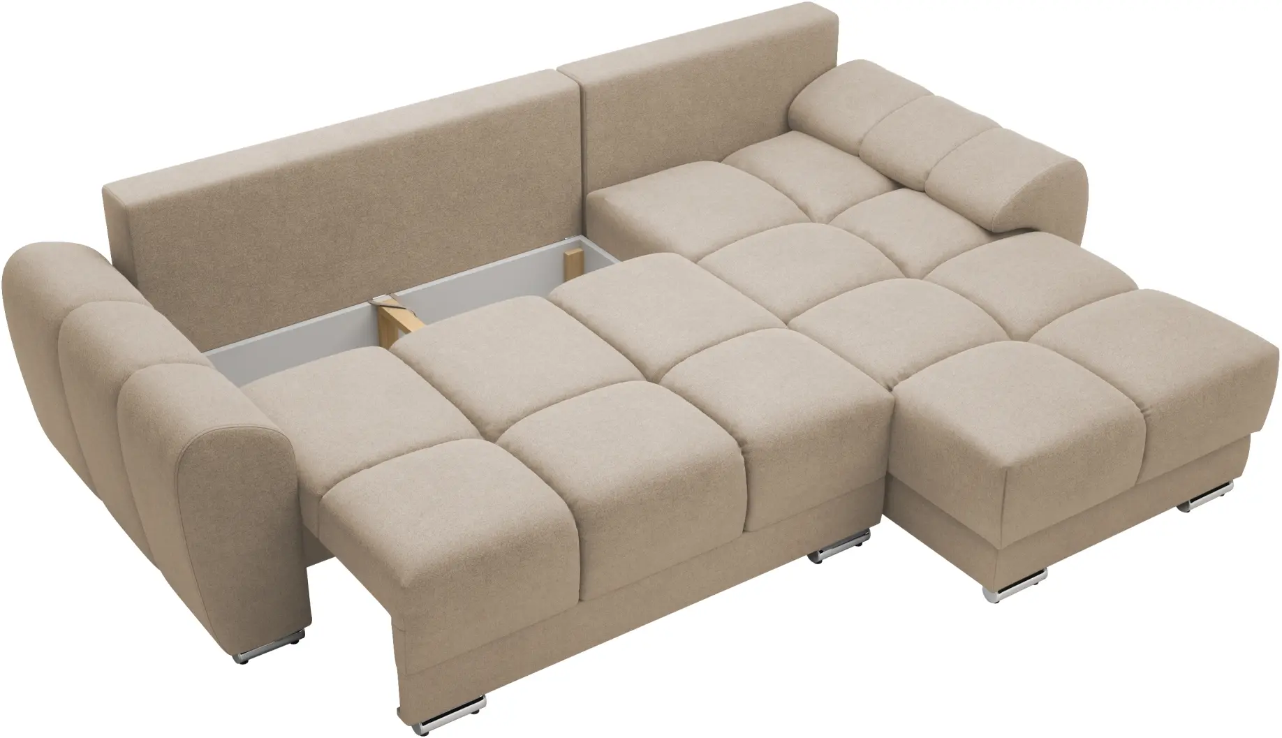 Canapea de colt Inspira Furniture Azzuro Enjoy New 02 (Camel)