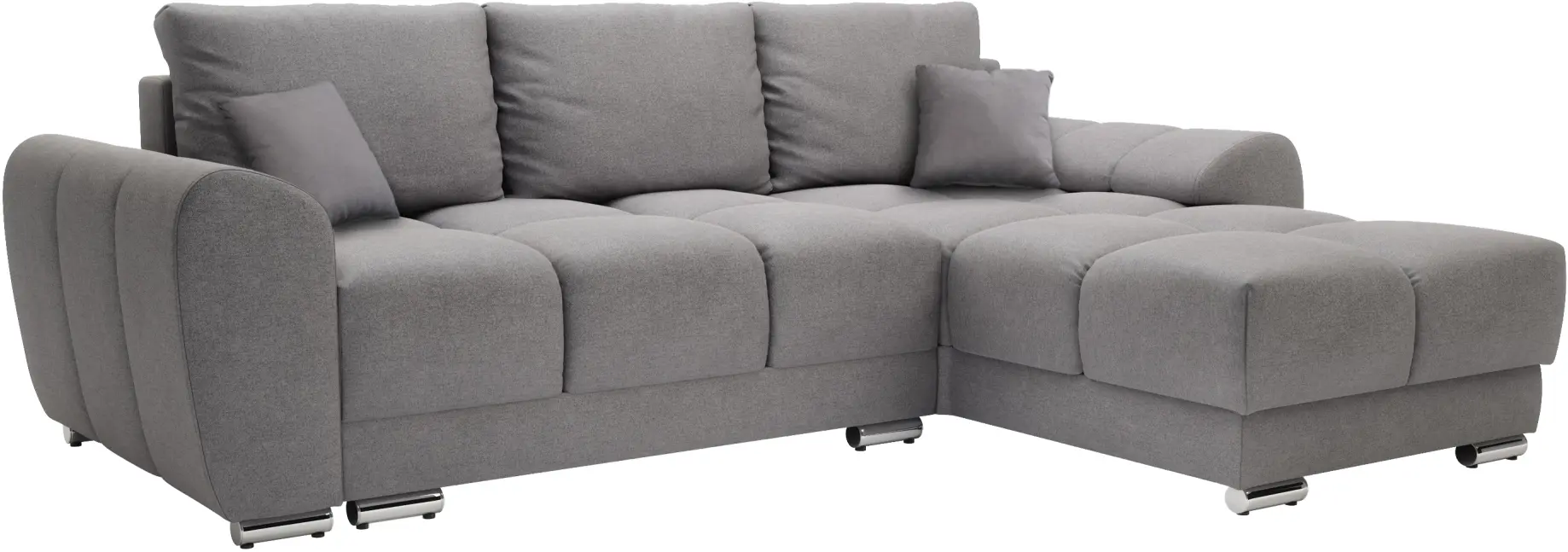 Canapea de colt Inspira Furniture Azzuro Enjoy New 21 (Grey)