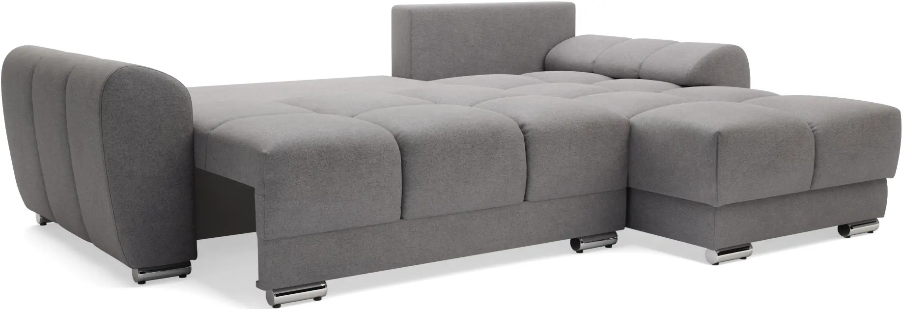 Canapea de colt Inspira Furniture Azzuro Enjoy New 21 (Grey)