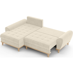 Диван угловой Inspira Furniture Baltico Left Curio 09 (Cream) Thumb