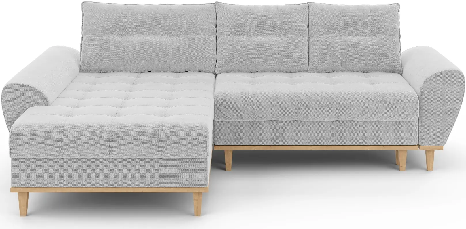 Canapea de colt Inspira Furniture Baltico Left Curio 80 (Grey)