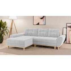 Canapea de colt Inspira Furniture Baltico Left Curio 80 (Grey)