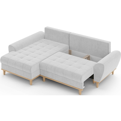 Canapea de colt Inspira Furniture Baltico Left Curio 80 (Grey) Thumb