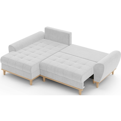 Canapea de colt Inspira Furniture Baltico Left Curio 80 (Grey) Thumb