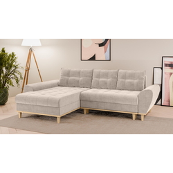 Canapea de colt Inspira Furniture Baltico Left Flow 02 (Beige)