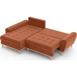 Canapea de colt Inspira Furniture Baltico Left Flow 09 (Terracota) Thumb
