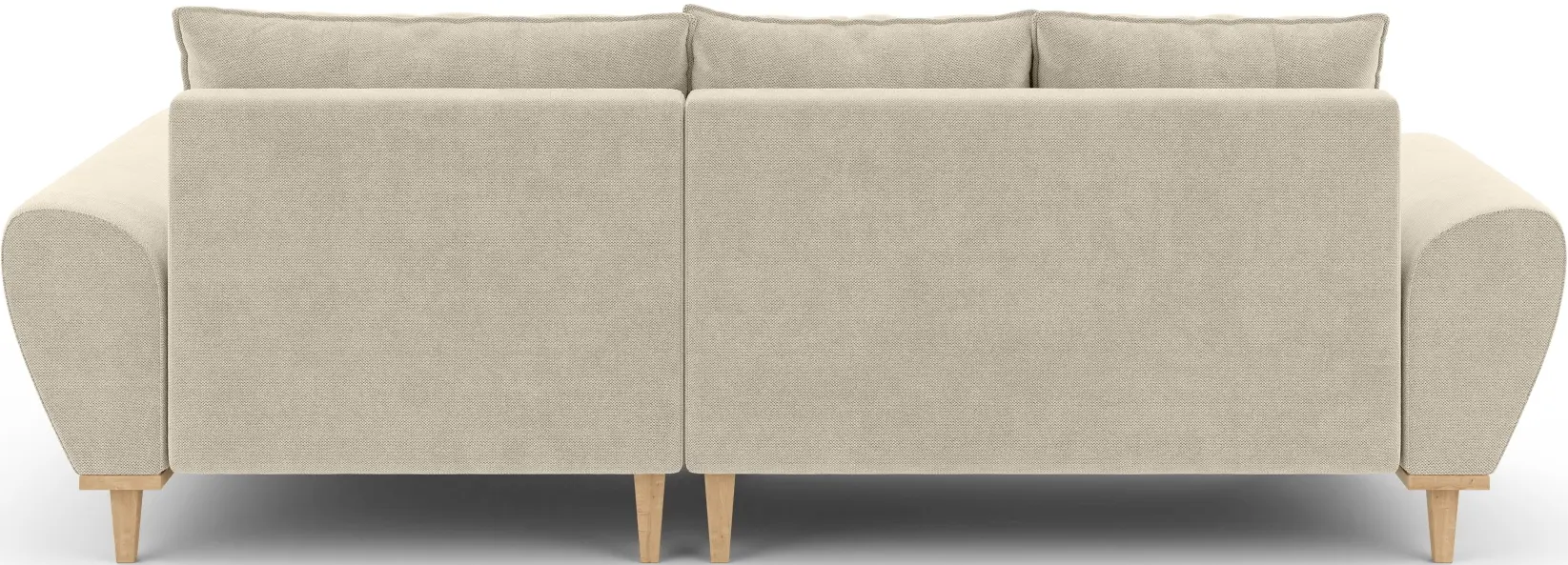 Диван угловой Inspira Furniture Baltico Right Curio 09 (Cream)