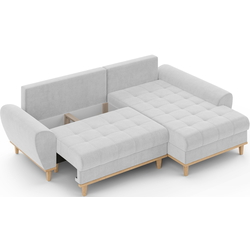 Canapea de colt Inspira Furniture Baltico Right Curio 80 (Grey) Thumb