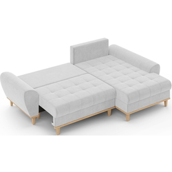 Canapea de colt Inspira Furniture Baltico Right Curio 80 (Grey) Thumb