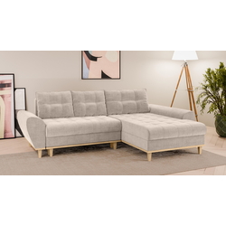 Canapea de colt Inspira Furniture Baltico Right Flow 02 (Beige)