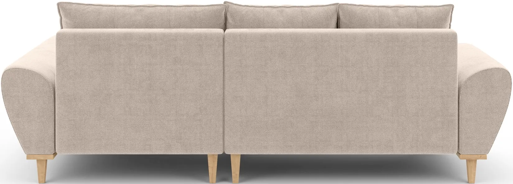 Canapea de colt Inspira Furniture Baltico Right Flow 02 (Beige)