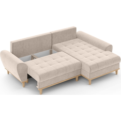 Canapea de colt Inspira Furniture Baltico Right Flow 02 (Beige) Thumb