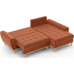 Диван угловой Inspira Furniture Baltico Right Flow 09 (Terracota) Thumb