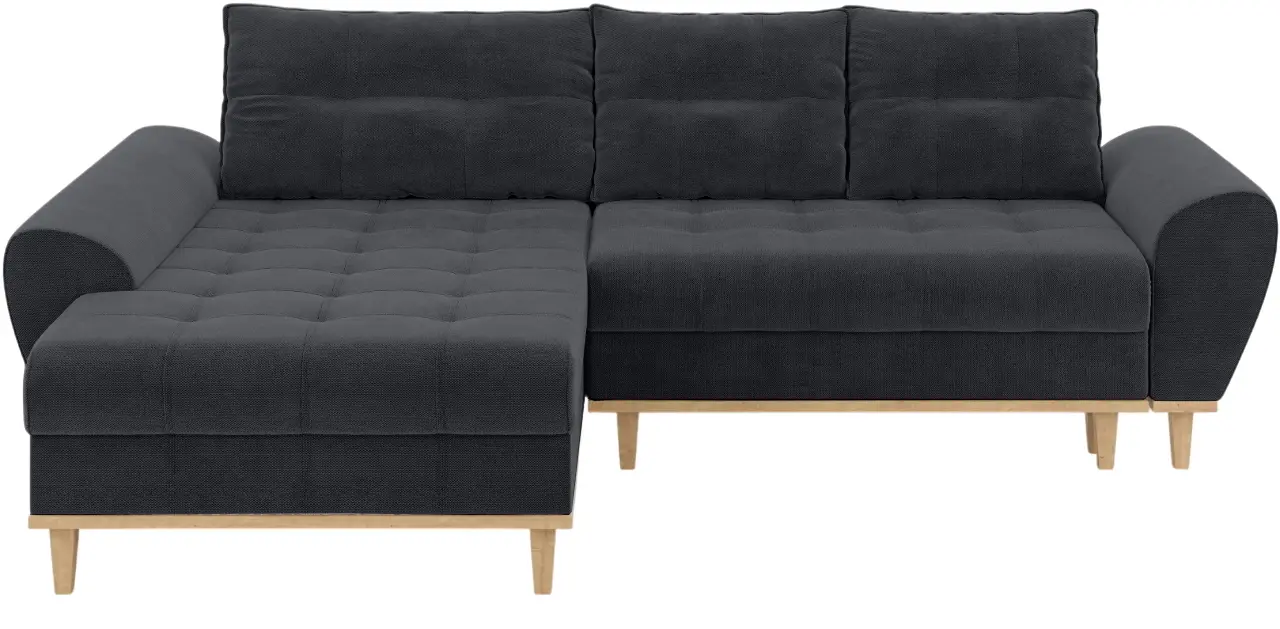 Canapea de colt Inspira Furniture Baltico SF Left Enjoy New 24 (Graphite)