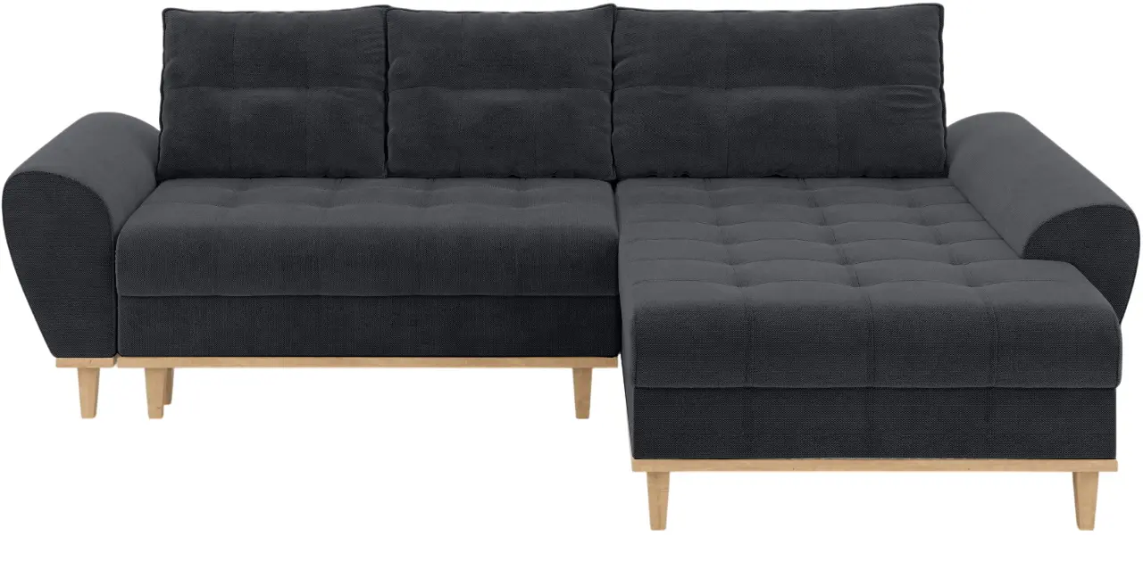 Canapea de colt Inspira Furniture Baltico SF Right Enjoy New 24 (Graphite)