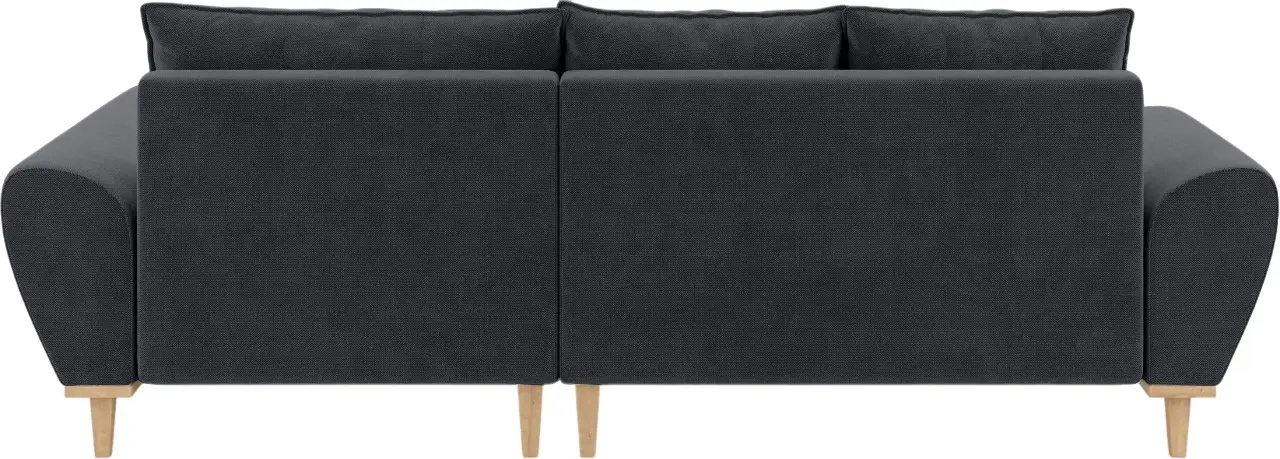 Canapea de colt Inspira Furniture Baltico SF Right Enjoy New 24 (Graphite)