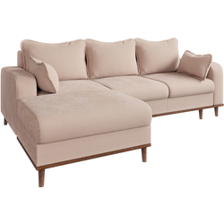 Canapea de colt Inspira Furniture Beata SF Left Fjord 23 (Beige) Thumb