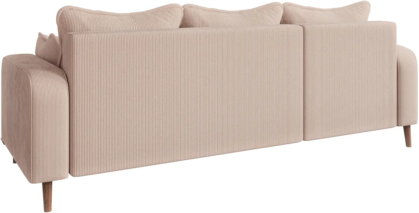 Canapea de colt Inspira Furniture Beata SF Left Fjord 23 (Beige)