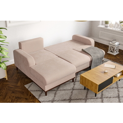 Canapea de colt Inspira Furniture Beata SF Left Fjord 23 (Beige) Thumb