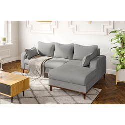 Canapea de colt Inspira Furniture Beata SF Right Fjord 08 (Grey)