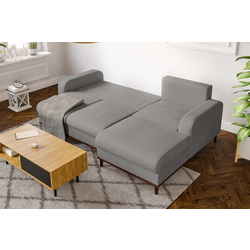 Canapea de colt Inspira Furniture Beata SF Right Fjord 08 (Grey) Thumb