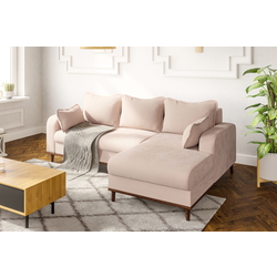 Canapea de colt Inspira Furniture Beata SF Right Fjord 23 (Beige)