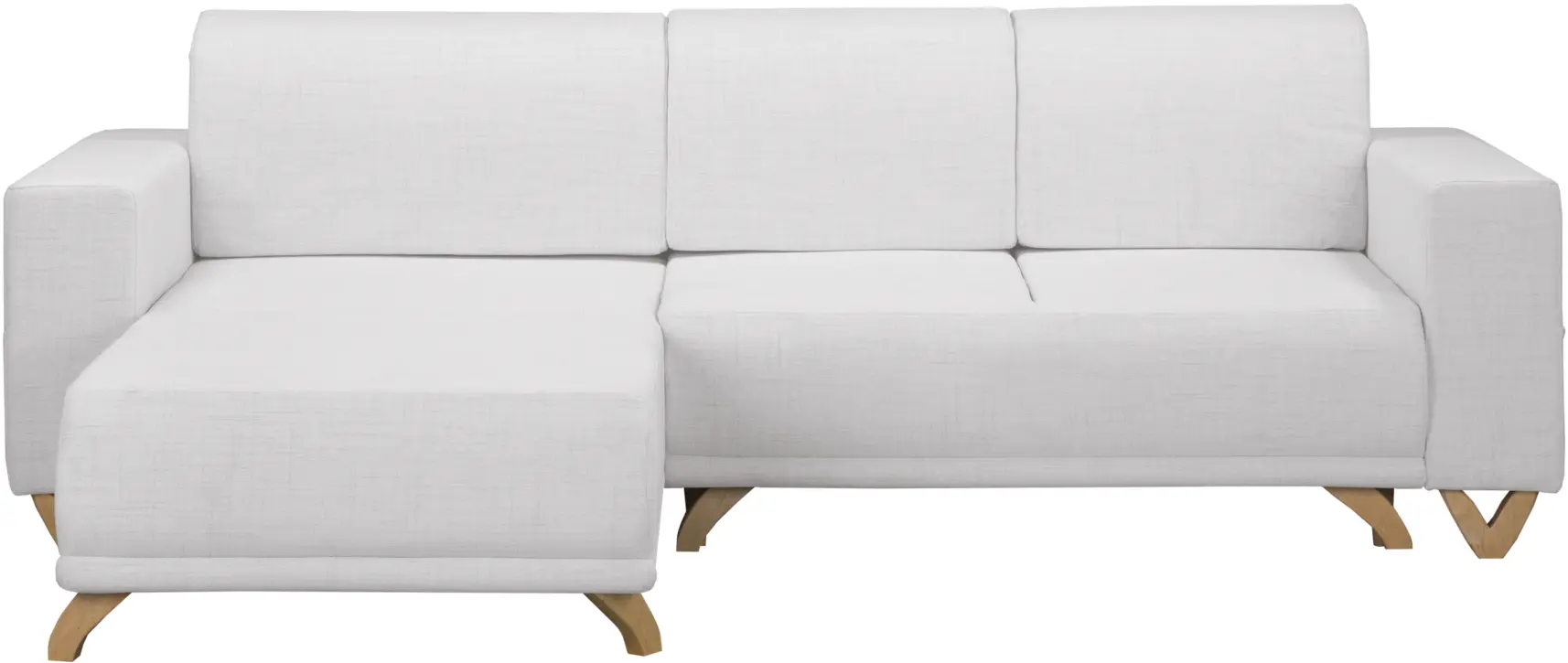 Canapea de colt Inspira Furniture Bella SF Cablo 01 (White)